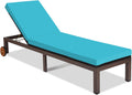 Rattan Adjustable Patio Chaise Lounge