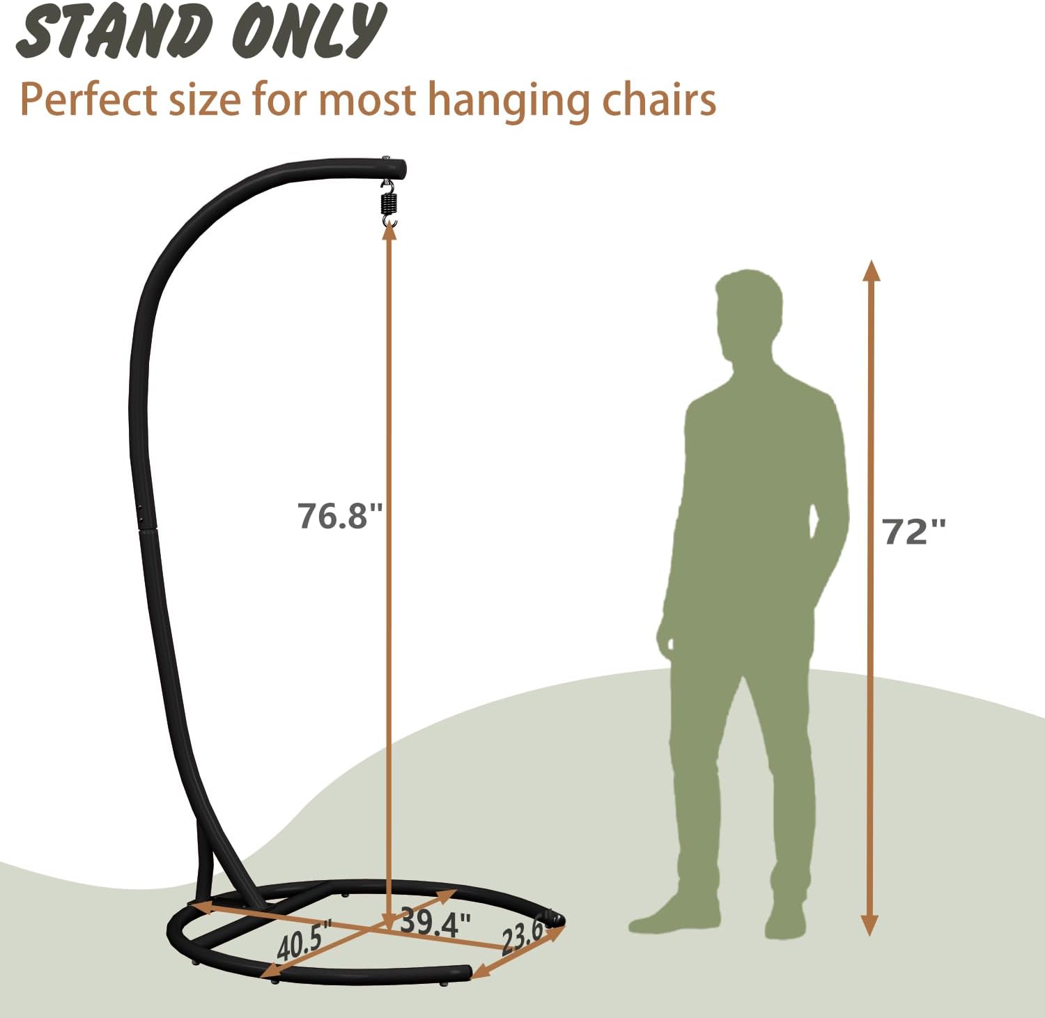 Swivel Hammock Chair Metal Stand
