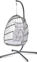 Hanging Egg Swing Chair with Stand