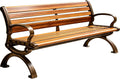 Aluminum Alloy Outdoor Park Bench