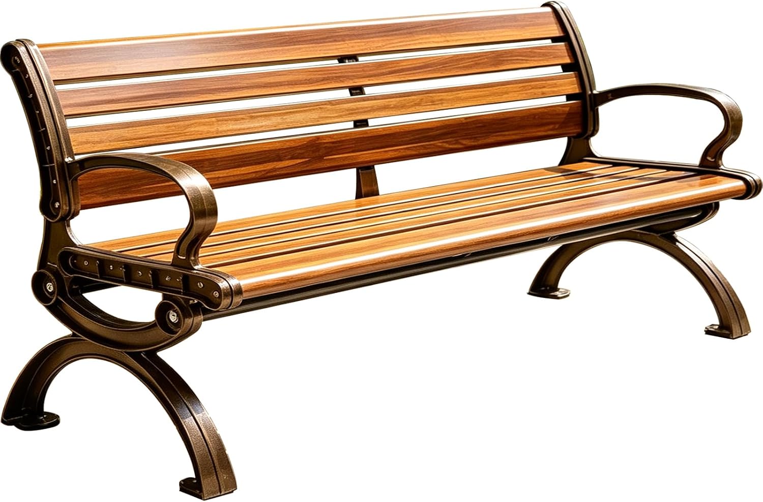 Aluminum Alloy Outdoor Park Bench