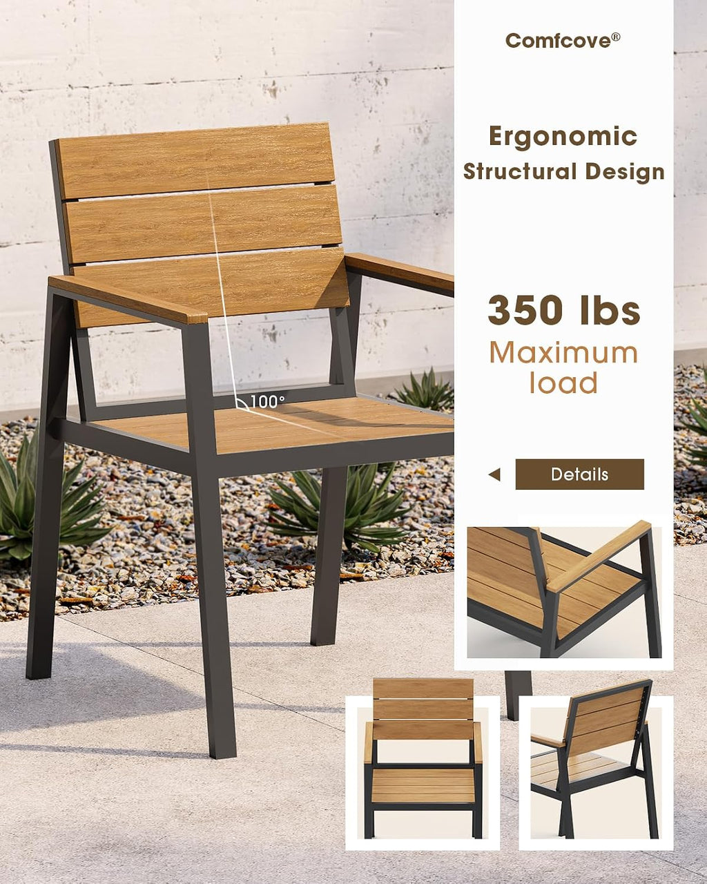 7-Piece HDPS Aluminum Dining Set