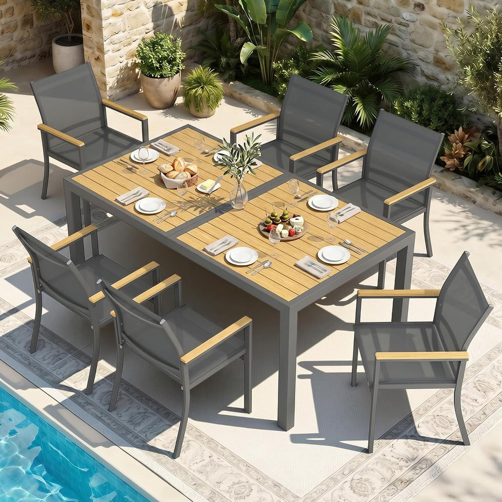 7-Piece Aluminum Patio Dining Set