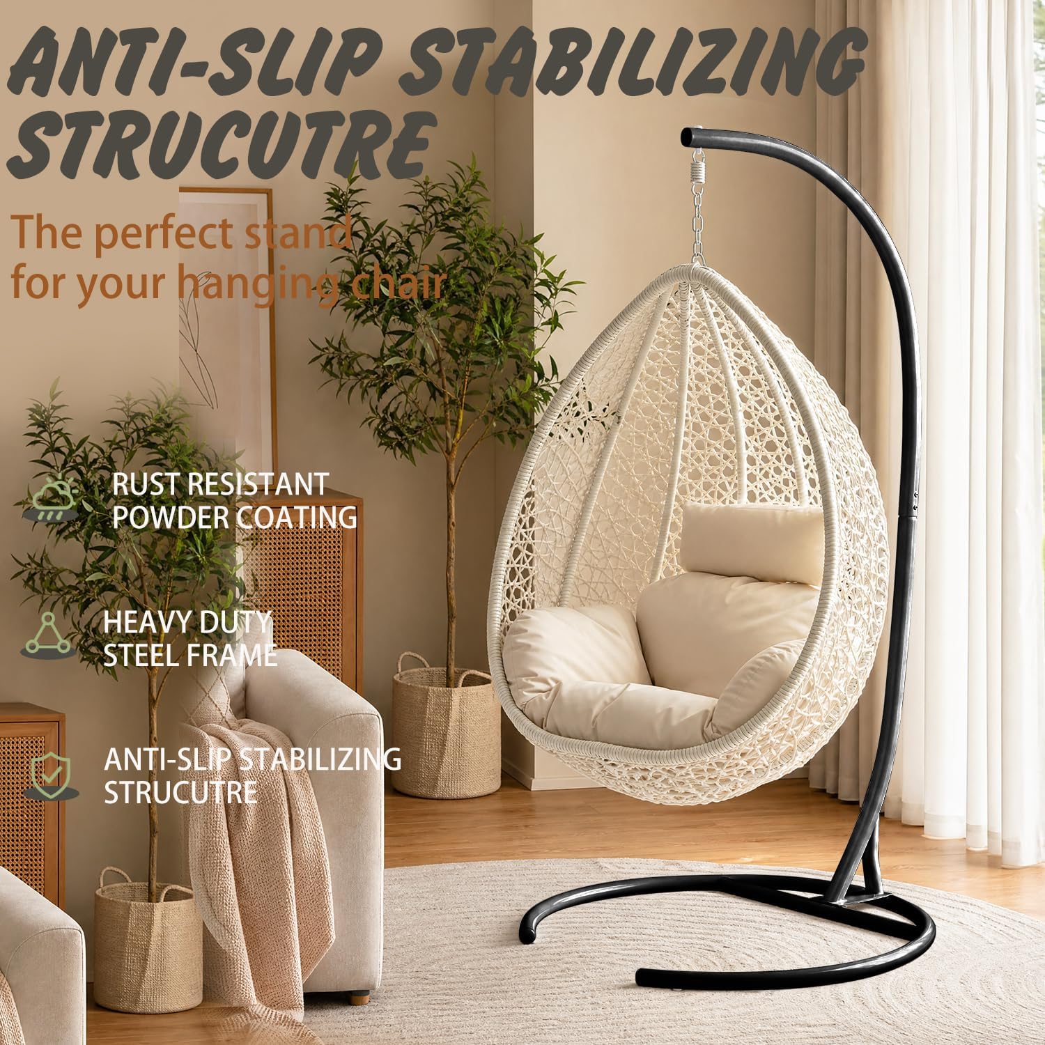 Swivel Hammock Chair Metal Stand