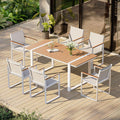 7-Piece HDPS Aluminum Dining Set
