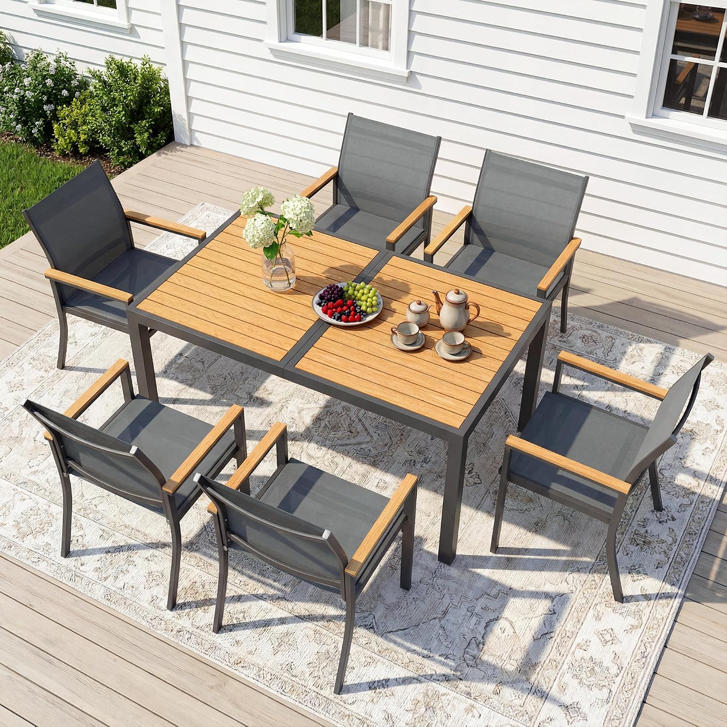 7-Piece Aluminum Patio Dining Set