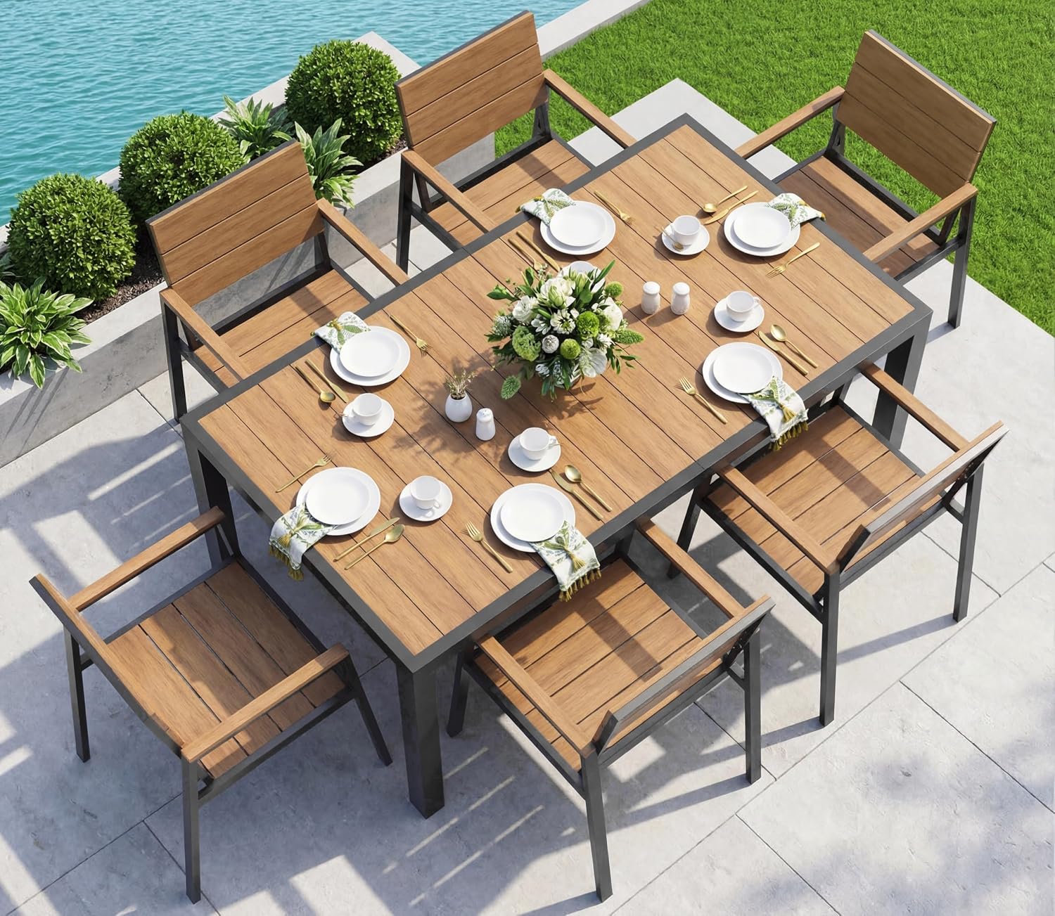 7-Piece HDPS Patio Dining Set