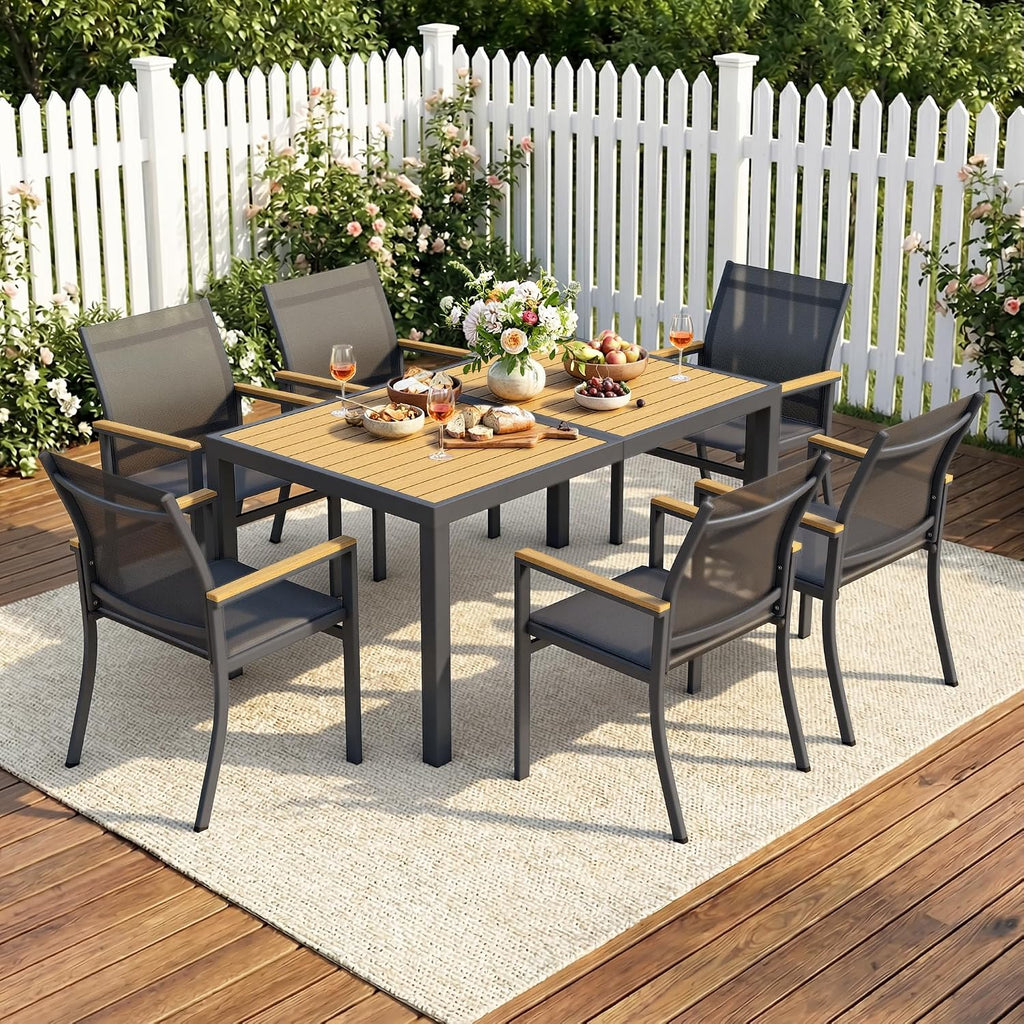 7-Piece Aluminum Patio Dining Set