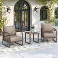 3-Piece Aluminum Patio Conversation Set